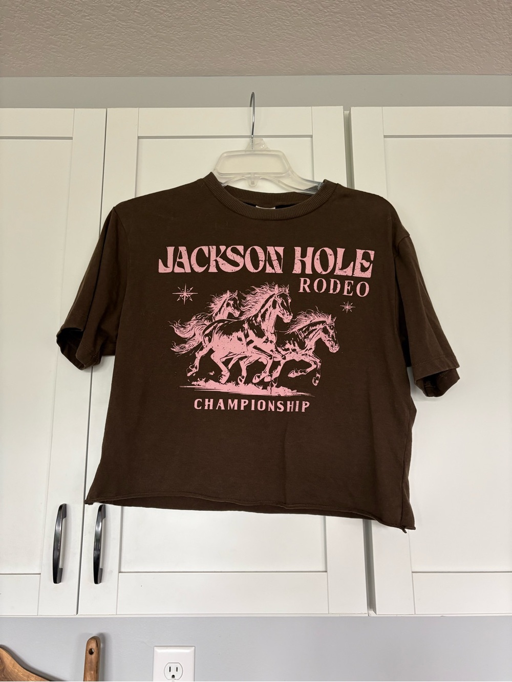 Jackson Hole Rodeo Championship Women’s Brown Graphic Tee